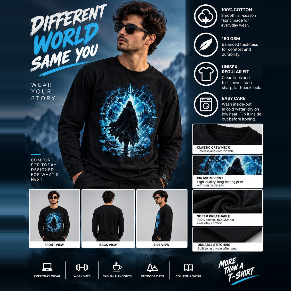 Men's Full Sleeve T-Shirt