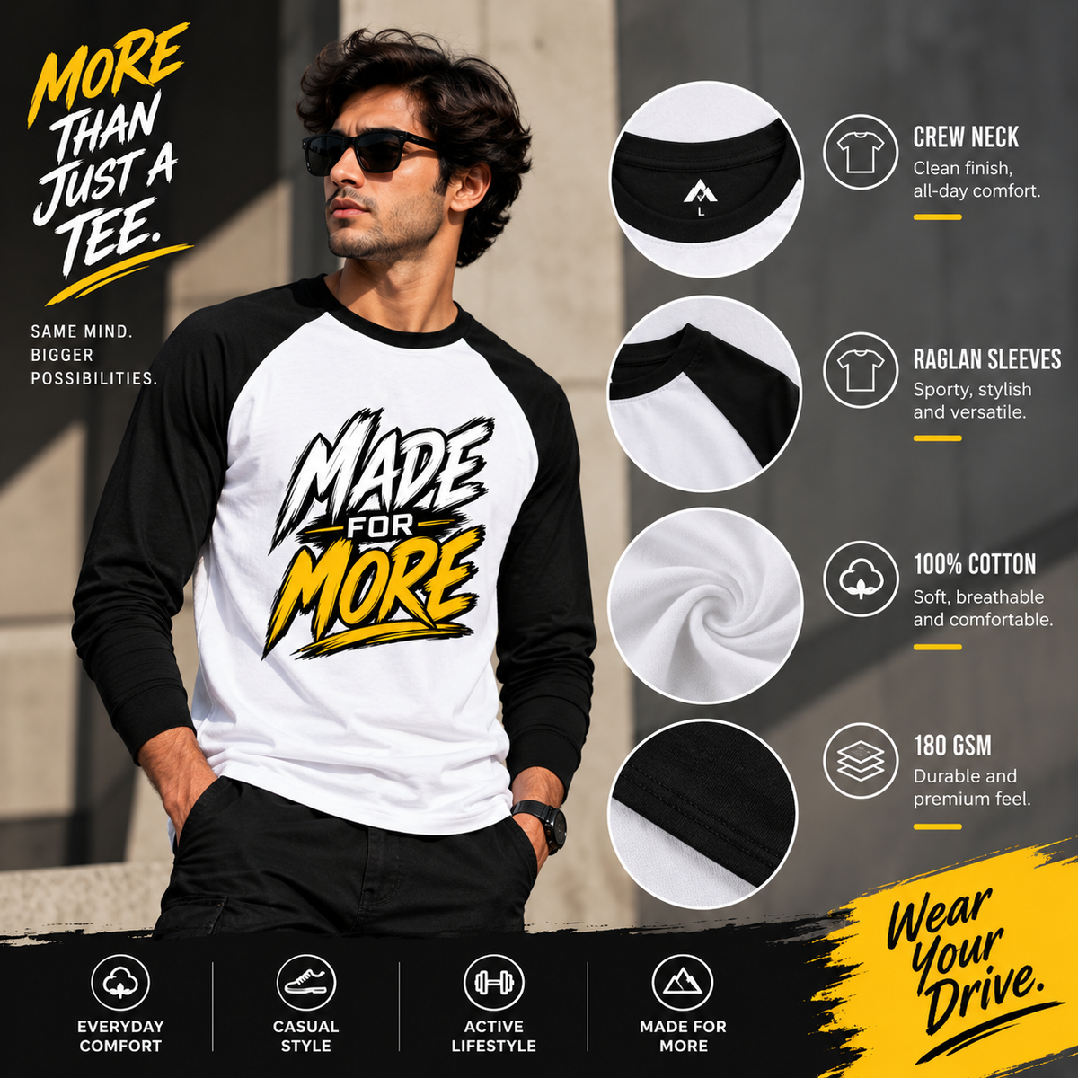 Unisex Raglan T-Shirt