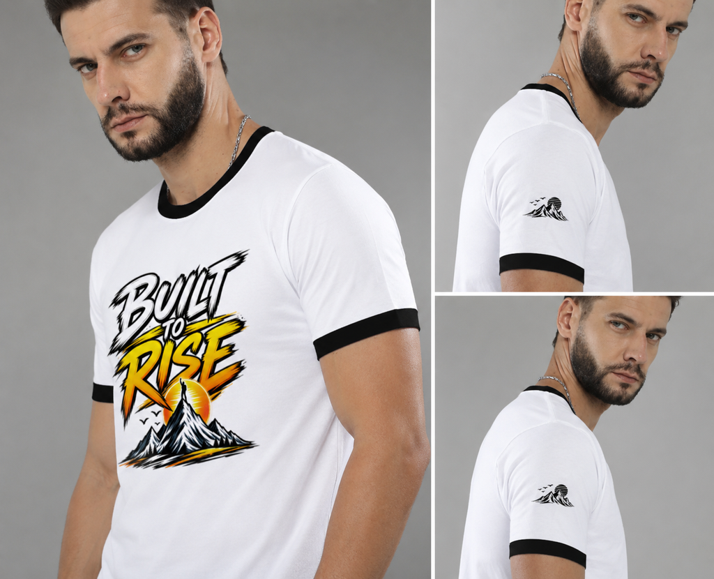 Built to Rise Unisex Ringer T-Shirt