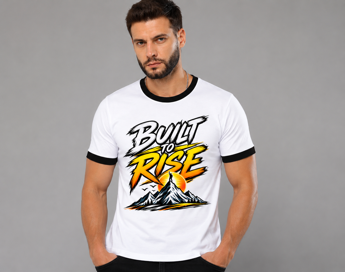 Built to Rise Unisex Ringer T-Shirt