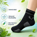 Crown Stag Colour Block Bamboo Ankle Socks for Men – Pack of 3