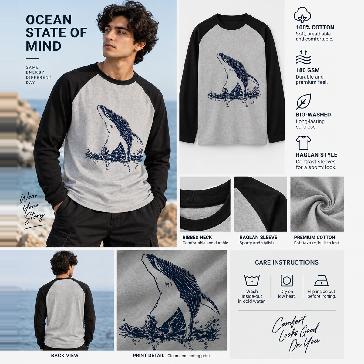 Unisex Raglan T-Shirt