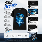 Dreamscape Eye Graphic Tee – Unisex Cosmic Streetwear