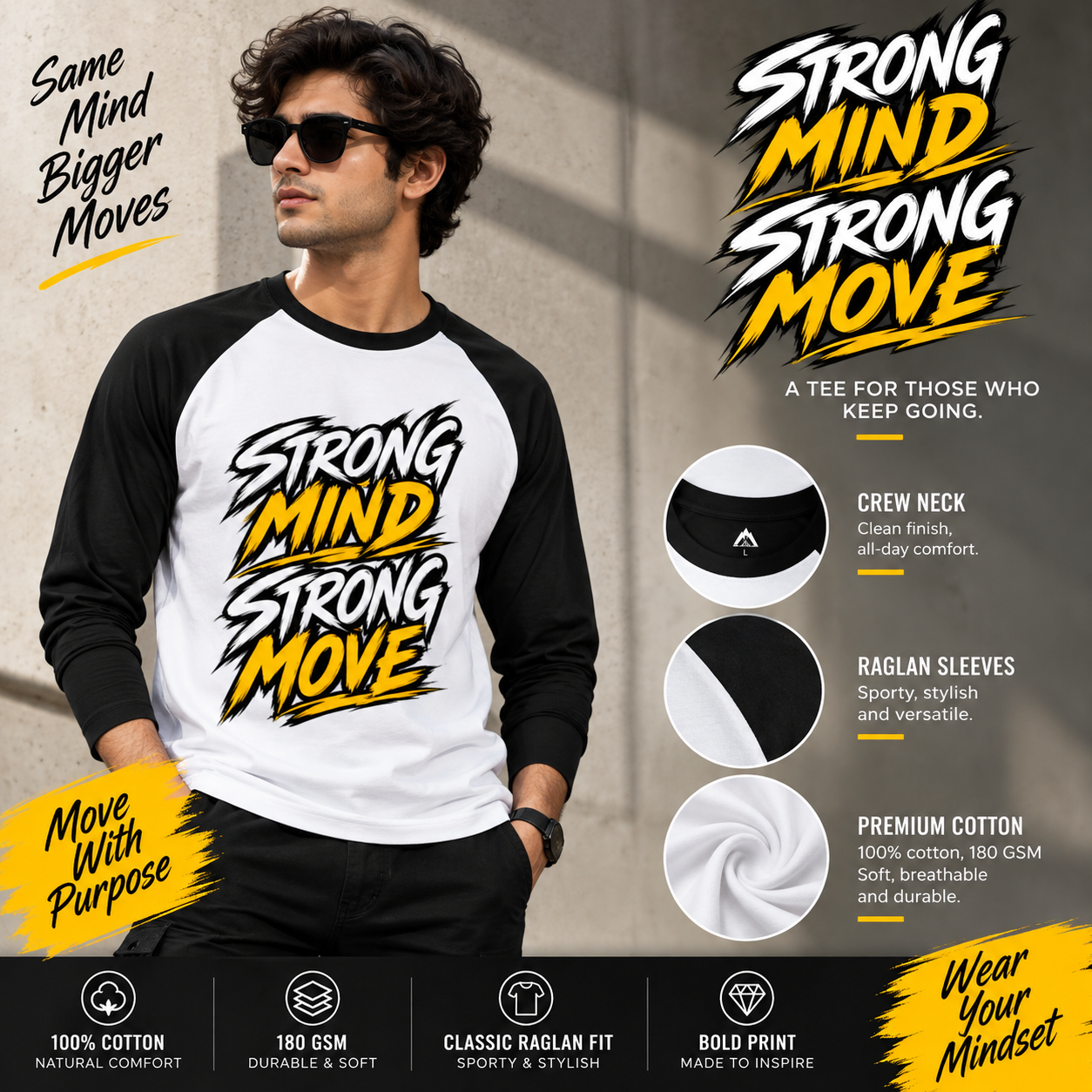 Unisex Raglan T-Shirt